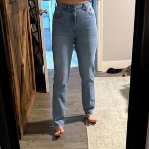 Abercrombie & Fitch Light Blue High Rise Jeans